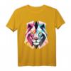 Moderner Löwen-Polygon T-Shirt – Trendiges Tiermotiv für stilbewusste Tierliebhaber mit klassischem Schnitt