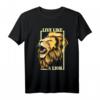 Lebe wie ein Löwe T-Shirt - Perfektes Geschenk für Safari- und Tierliebhaber, Löwenfans und Afrika-Fans