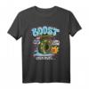 Boost Lowclothing T-Shirt mit Snail-Design – Lustiges Geschenk für Motorrad- und Straßenliebhaber zum Geburtstag, Weihnachten, Vatertag & Muttertag
