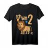 Kinder Zweiter Geburtstag Löwe Sternzeichen T-Shirt – Perfektes Geschenk für 2-Jährige zum Kindergeburtstag