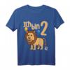 Kinder Zweiter Geburtstag Löwe Sternzeichen T-Shirt – Perfektes Geschenk für 2-Jährige zum Kindergeburtstag