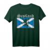Schottland Löwen Wappen Retro T-Shirt – Perfektes Geschenk für Schottland-Fans, Reisende und Dudelsack-Liebhaber