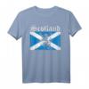 Schottland Löwen Wappen Retro T-Shirt – Perfektes Geschenk für Schottland-Fans, Reisende und Dudelsack-Liebhaber