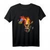 Löwe Afrika Silhouette T-Shirt | Safari Kleidung & Geschenk für Afrika- und Tierliebhaber zu Weihnachten & Geburtstag