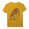 Löwe Kunst Bunt - Tierliebhaber Motiv Zoo Löwe T-Shirt für Tier- und Löwenfans, perfekt als Geschenk für Freunde, Familie und Kinder