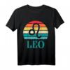 Löwe Sonnenuntergang Tierkreiszeichen T-Shirt - Perfektes Geburtstagsgeschenk für Sternzeichen-Liebhaber im Löwe-Zeitraum