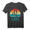 Löwe Sonnenuntergang Tierkreiszeichen T-Shirt - Perfektes Geburtstagsgeschenk für Sternzeichen-Liebhaber im Löwe-Zeitraum