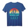 Löwe Sonnenuntergang Tierkreiszeichen T-Shirt - Perfektes Geburtstagsgeschenk für Sternzeichen-Liebhaber im Löwe-Zeitraum