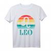 Löwe Sonnenuntergang Tierkreiszeichen T-Shirt - Perfektes Geburtstagsgeschenk für Sternzeichen-Liebhaber im Löwe-Zeitraum