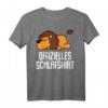 Offizielles Schlafshirt Herren Löwe – Lustiges Geburtstags- und Geschenkidee für Morgenmuffel, Teenager und Liebhaber witziger T-Shirts