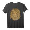 Löwen T-Shirt für Löwenliebhaber, Raubkatzen & Safari-Fans – Mächtiger Löwen Kopf im Retro-Design als Geschenk für Damen, Herren & Kinder