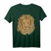 Löwen T-Shirt für Löwenliebhaber, Raubkatzen & Safari-Fans – Mächtiger Löwen Kopf im Retro-Design als Geschenk für Damen, Herren & Kinder