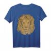 Löwen T-Shirt für Löwenliebhaber, Raubkatzen & Safari-Fans – Mächtiger Löwen Kopf im Retro-Design als Geschenk für Damen, Herren & Kinder