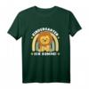 Kinder Kindergarten T-Shirt Löwe mit Regenbogen – Perfekt für den Start in den Kindergarten für Jungen und Mädchen