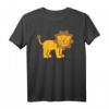 Löwe T-Shirt für Kinder – Süßer Comic Löwe mit Safari-Motiv, bequem geschnitten, ideal für Kinder und Tierliebhaber