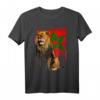 Löwe-marokkanische Flagge T-Shirt – Stolz auf marokkanische Wurzeln, ideales Geschenk für Freunde & Familie