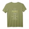 Herren Der beste Papa Krieger Herz eines Löwen Vatertag Spruch T-Shirt – Originelles Geschenk zum Geburtstag, Weihnachten & Vatertag