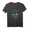Partylöwe - Löwe mit Musik Sonnenbrille Discjockey T-Shirt für Partygänger, DJs und Clubbesuche