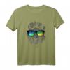 Partylöwe - Löwe mit Musik Sonnenbrille Discjockey T-Shirt für Partygänger, DJs und Clubbesuche