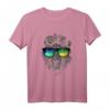 Partylöwe - Löwe mit Musik Sonnenbrille Discjockey T-Shirt für Partygänger, DJs und Clubbesuche