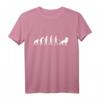 Löwe Lustig Evolution Tierfreund Geschenk T-Shirt – Originelles Tiermotiv für Männer, Frauen und Kinder