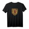 Schottischer Löwen-Emblem in Schottland-Flagge T-Shirt – Stolz auf schottische Wurzeln & Traditionen