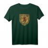 Schottischer Löwen-Emblem in Schottland-Flagge T-Shirt – Stolz auf schottische Wurzeln & Traditionen