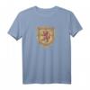 Schottischer Löwen-Emblem in Schottland-Flagge T-Shirt – Stolz auf schottische Wurzeln & Traditionen