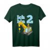 Kinder Zweiter Geburtstag T-Shirt mit Löwe, Bagger & Kran – Perfekt für den zweiten Geburtstag von kleinen Jungs und Mädchen