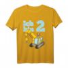 Kinder Zweiter Geburtstag T-Shirt mit Löwe, Bagger & Kran – Perfekt für den zweiten Geburtstag von kleinen Jungs und Mädchen