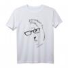 Brille tragender Löwe Nerd T-Shirt - Geschenkidee für Kunstliebhaber, Brillenträger & Tierfans mit Mähne