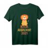 Kinder Kita Absolvent 2021 Junge Löwe Schulanfang T-Shirt - Coole Geschenkidee für den Schulstart & Einschulung