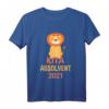 Kinder Kita Absolvent 2021 Junge Löwe Schulanfang T-Shirt - Coole Geschenkidee für den Schulstart & Einschulung
