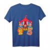 Kinder Geburtstagsshirt 5 Jahre Zirkus Löwe - Perfektes Outfit für den Kindergeburtstag im Zirkus-Motto