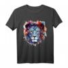 Löwe Kunst - Buntes Tier T-Shirt für Tierliebhaber, Freunde und Familie