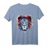 Löwe Kunst - Buntes Tier T-Shirt für Tierliebhaber, Freunde und Familie