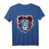 Löwe Kunst - Buntes Tier T-Shirt für Tierliebhaber, Freunde und Familie