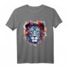 Löwe Kunst - Buntes Tier T-Shirt für Tierliebhaber, Freunde und Familie