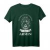 Armin Geschenk Name Löwe T-Shirt – Personalisierte Geburtstagsüberraschung für Männer und Jungs mit starkem Löwenmotiv