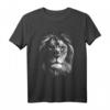 Löwenkopf mit blauen Augen für Liebhaber - König der Tiere T-Shirt, Sternzeichen Löwe Geschenk, Modisches Unisex-Design für Kinder & Erwachsene