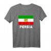 Persische Flagge T-Shirt mit Löwe und Sonne - Kulturelles Design für Menschen mit iranischer Herkunft