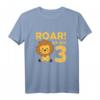 Kinder Löwe T-Shirt zum 3. Geburtstag - Süßes Afrika Baby Tier Geschenk für Jungen, Löwen König Motiv für Geburtstagsparty