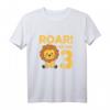 Kinder Löwe T-Shirt zum 3. Geburtstag - Süßes Afrika Baby Tier Geschenk für Jungen, Löwen König Motiv für Geburtstagsparty