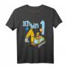 Kinder Ich Bin Eins 1 Jahr Erster Geburtstag Bagger Löwe T-Shirt – Perfektes Geschenk für den ersten Geburtstag kleiner Jungen