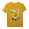 Kinder Ich Bin Eins 1 Jahr Erster Geburtstag Bagger Löwe T-Shirt – Perfektes Geschenk für den ersten Geburtstag kleiner Jungen