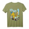 Kinder Ich Bin Eins 1 Jahr Erster Geburtstag Bagger Löwe T-Shirt – Perfektes Geschenk für den ersten Geburtstag kleiner Jungen