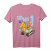 Kinder Ich Bin Eins 1 Jahr Erster Geburtstag Bagger Löwe T-Shirt – Perfektes Geschenk für den ersten Geburtstag kleiner Jungen
