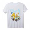 Kinder Ich Bin Eins 1 Jahr Erster Geburtstag Bagger Löwe T-Shirt – Perfektes Geschenk für den ersten Geburtstag kleiner Jungen
