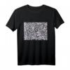 Löwe T-Shirt mit abstraktem Muster - Modernes Tiermotiv für Modebewusste und Kunstliebhaber