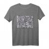 Löwe T-Shirt mit abstraktem Muster - Modernes Tiermotiv für Modebewusste und Kunstliebhaber